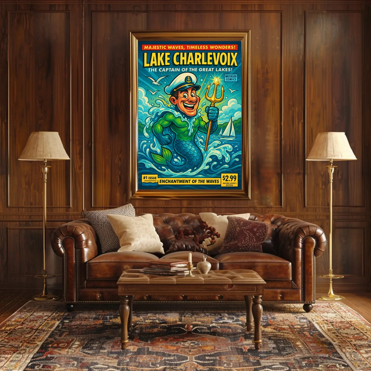 Lake Charlevoix The Captain Of The Poster