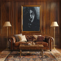 Scream in the Shadows Art Print Poster Decor PosterGoat