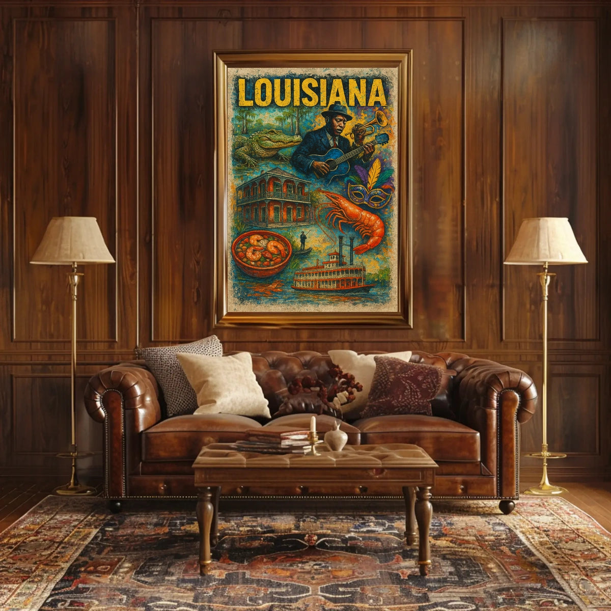 Louisiana Culture and Heritage Poster