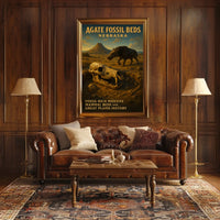 Agate Fossil Beds Nebraska Poster