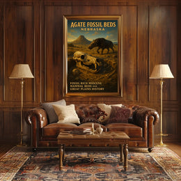 Agate Fossil Beds Nebraska Poster
