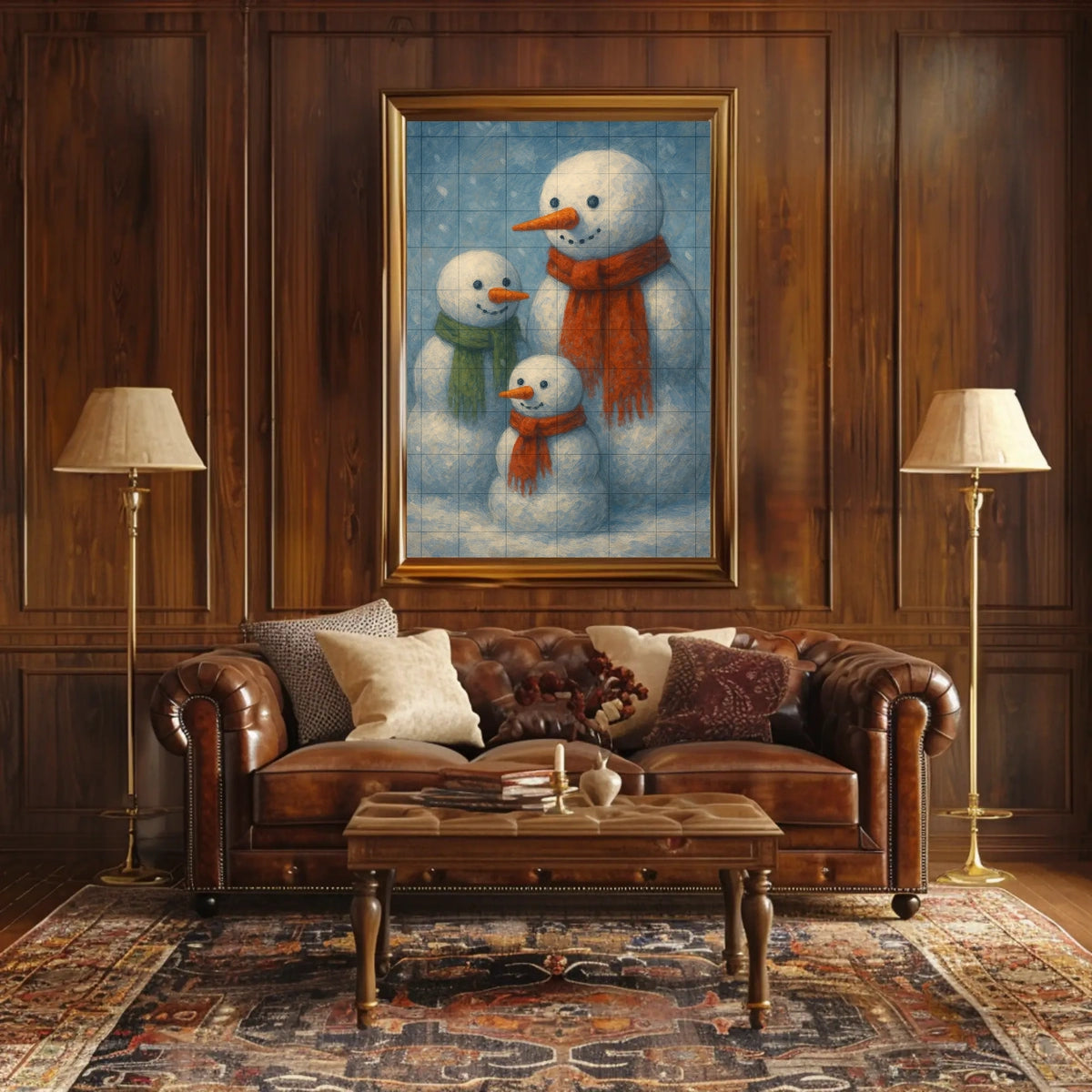 Winter Wonderland Snowmen Poster