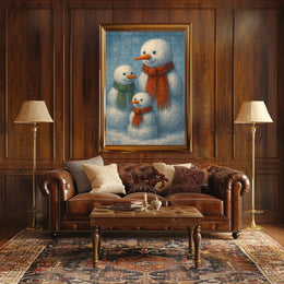Winter Wonderland Snowmen Poster