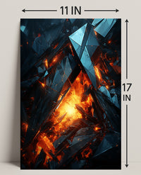Crystalline Inferno Poster