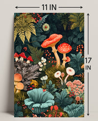 Enchanted Forest Flora William Morris Art Poster