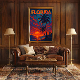 Florida Sunset Poster