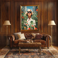 Urban Nature Fusion Vibrant Artistry Abstract, Artistic, or Pop Culture Poster