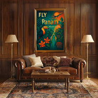 Fly Panama Wander in Color Poster
