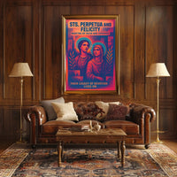 Saints Perpetua And Felicity Martyrs Poster