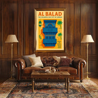 Al Balad The Colorful Old City Of Poster