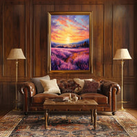 Lavender Sunset Poster
