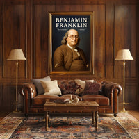 Benjamin Franklin Statesman and Inventor Poster PosterGoat
