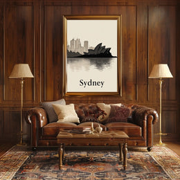 Sydney Skyline Poster