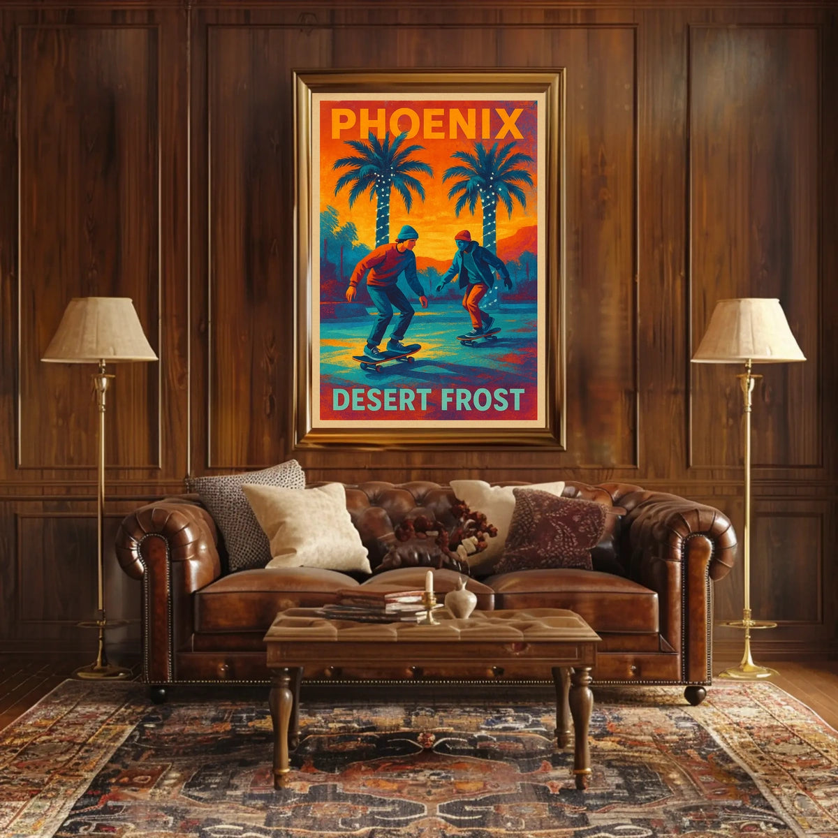 Phoenix Desert Frost Poster