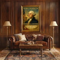 George Washington Patriotic Historical Presidential Poster