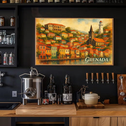 Grenada A Scenic View Poster