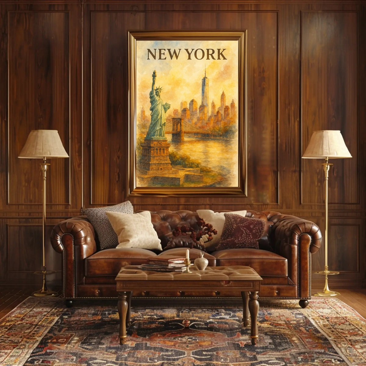 New York Cityscape Poster