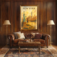 New York Cityscape Poster