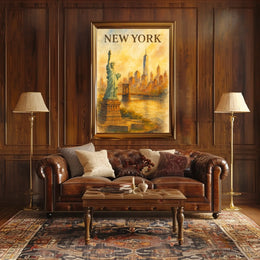 New York Cityscape Poster