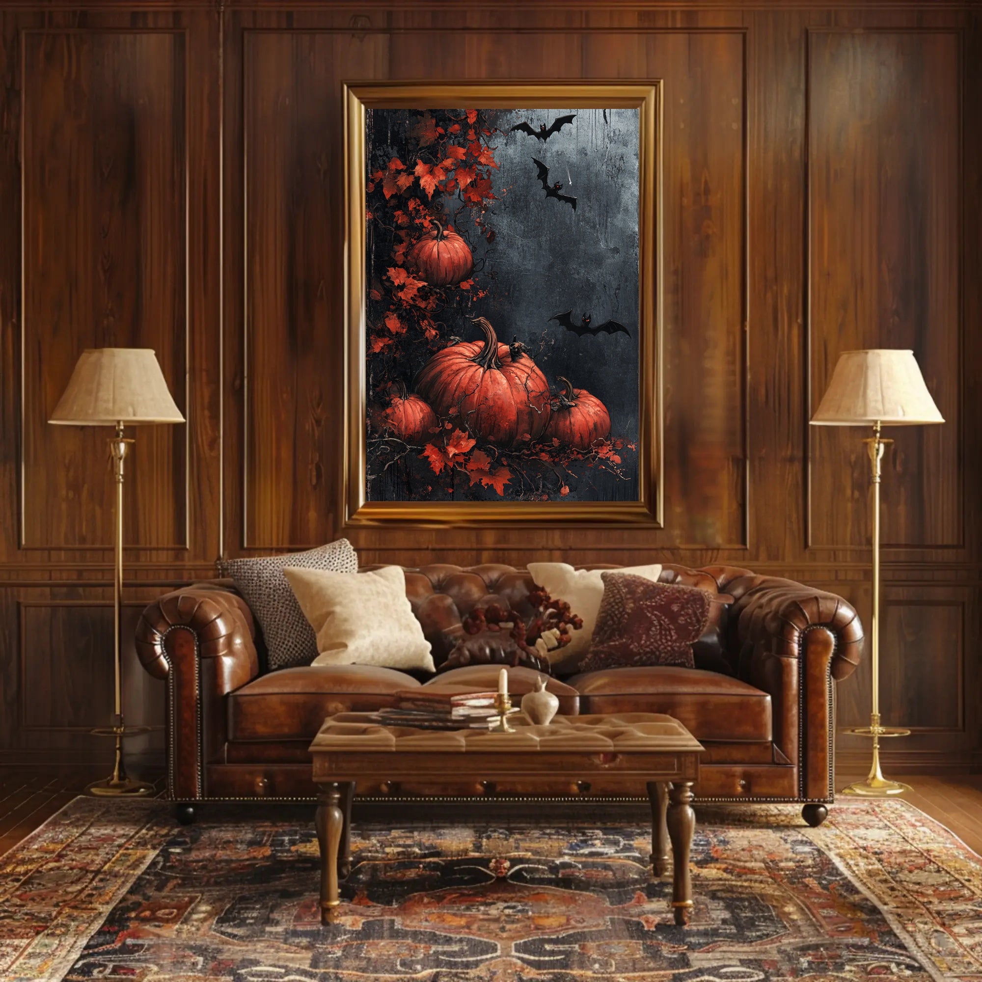 Autumn Nightfall Poster