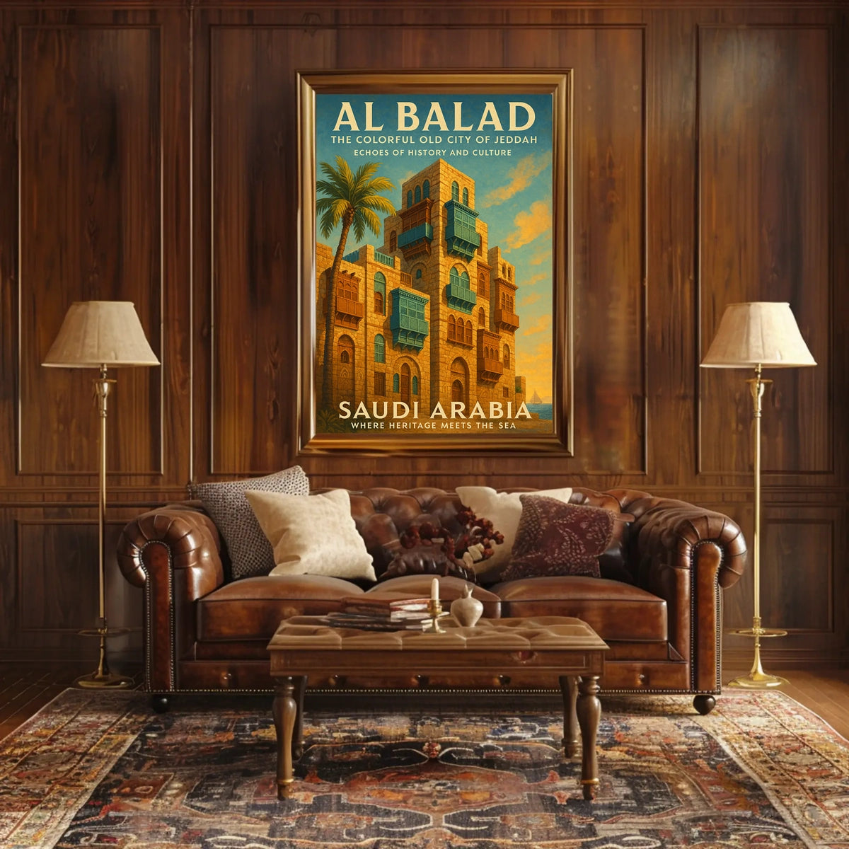 Al Balad The Colorful Old City Of Poster