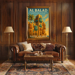 Al Balad The Colorful Old City Of Poster