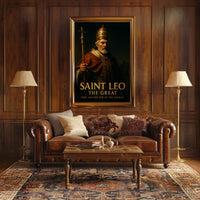 Saint Leo The Great Poster