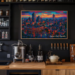 Syrian Arab Republic Vibrant Cityscape Poster