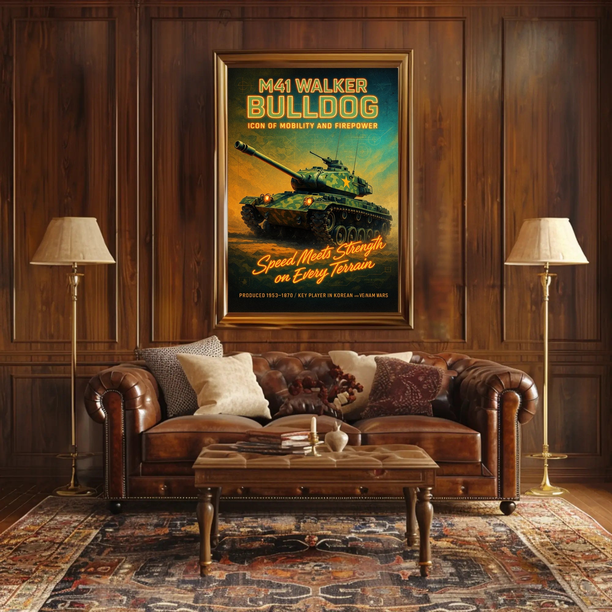 M41 Walker Bulldog Poster PosterGoat