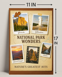 National Park Wonders Poster PosterGoat