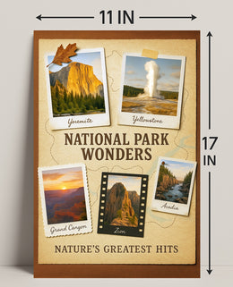National Park Wonders Poster PosterGoat