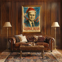 George H. W. Bush 41st President of the United States Christmas SeriesPoster