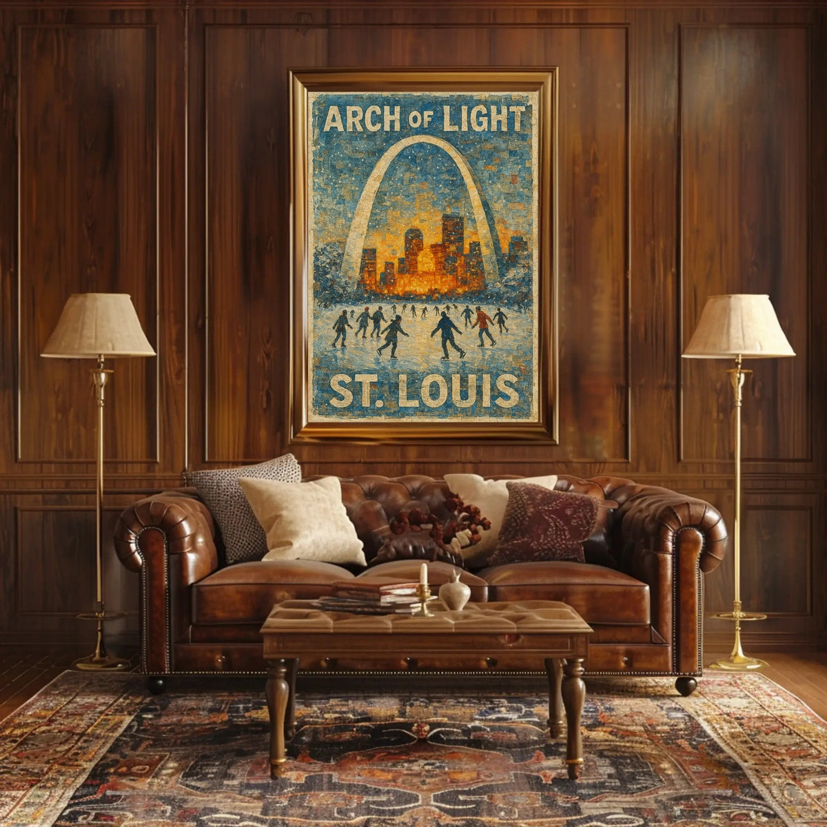 Arch Of Light St. Louis Poster
