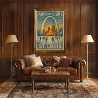 Arch Of Light St. Louis Poster