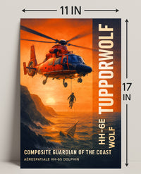 Tupporwolf Guardian of the Coast Poster PosterGoat
