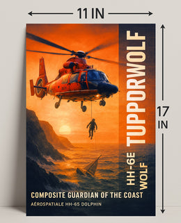 Tupporwolf Guardian of the Coast Poster PosterGoat