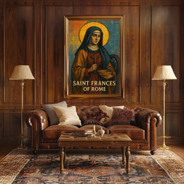 Saint Frances Of Rome Poster