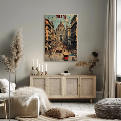 Milano Vintage Poster