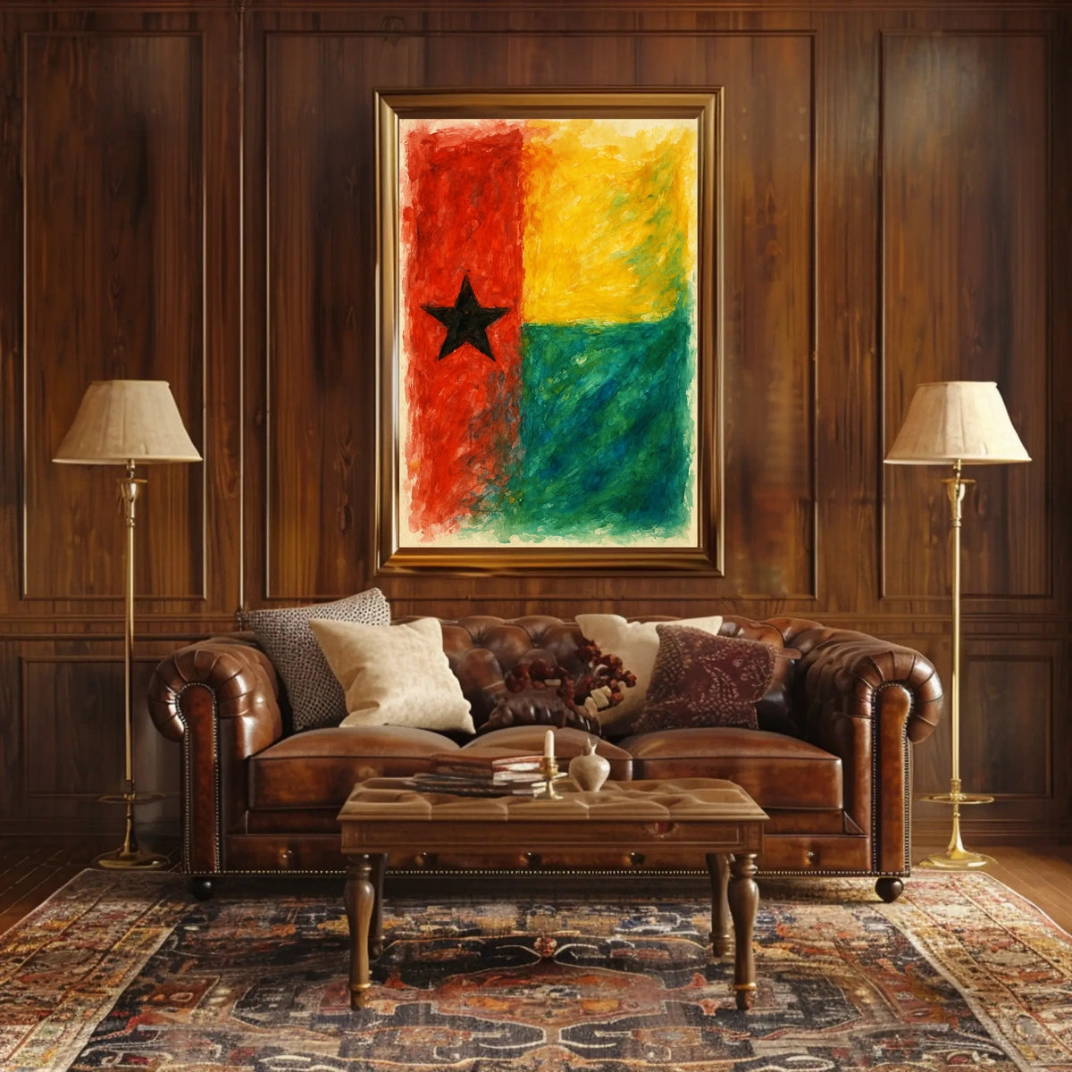 Abstract Flag Art Abstract Poster