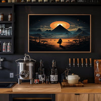 Journey Through The Cosmic Desert Poster