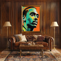 Vibrant Portrait Poster PosterGoat