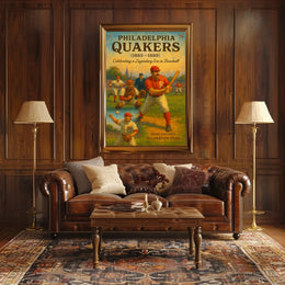 Philadelphia Quakers Baseball Era Poster