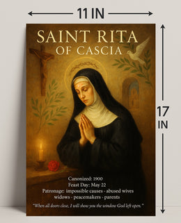 Saint Rita of Cascia Poster PosterGoat