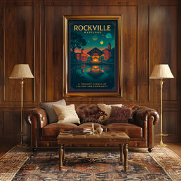 Rockville: A Twilight Canvas Poster