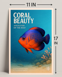 Coral Beauty Angelfish Poster PosterGoat