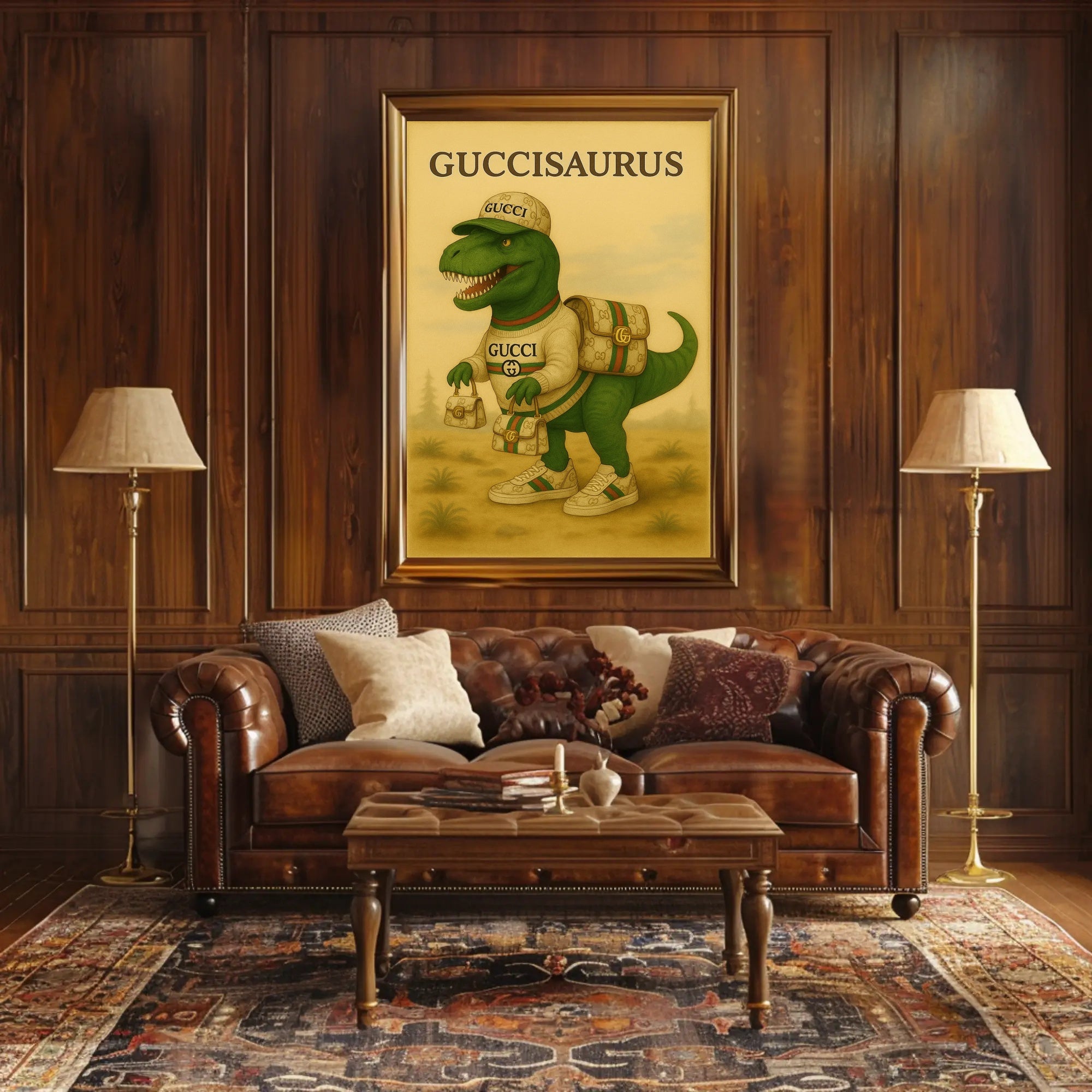 Guccisaurus Poster PosterGoat