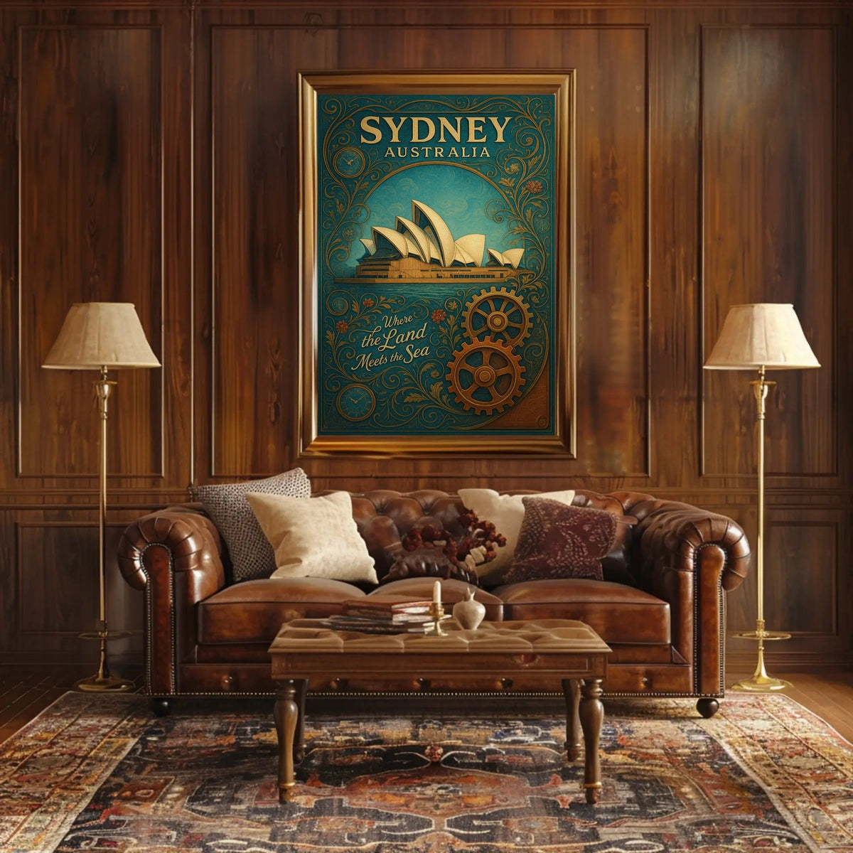 Sydney, Australia Where the Land Meets the Sea Poster