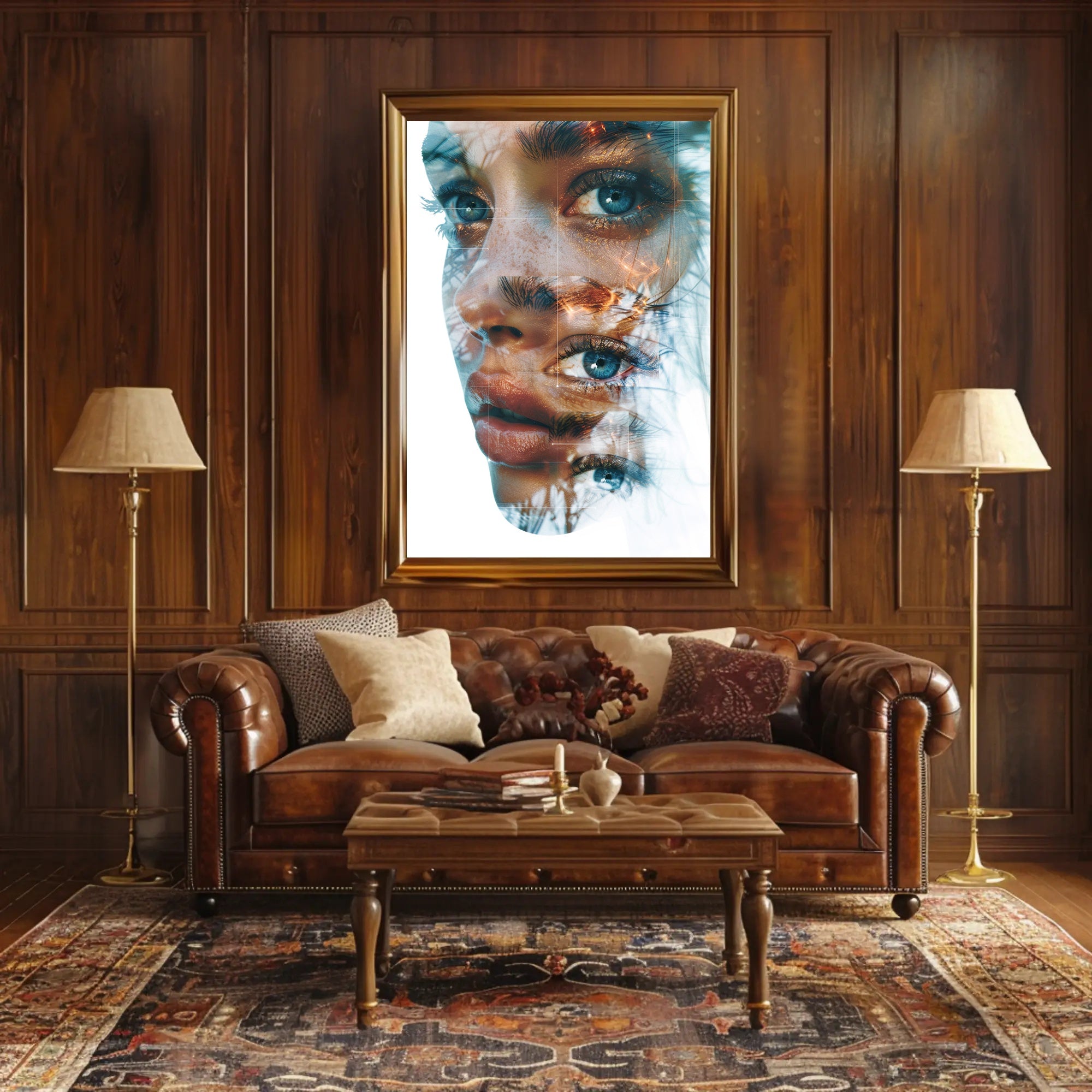 Mysterious Cloaked Figure Fantasy Art Poster Print PosterGoat