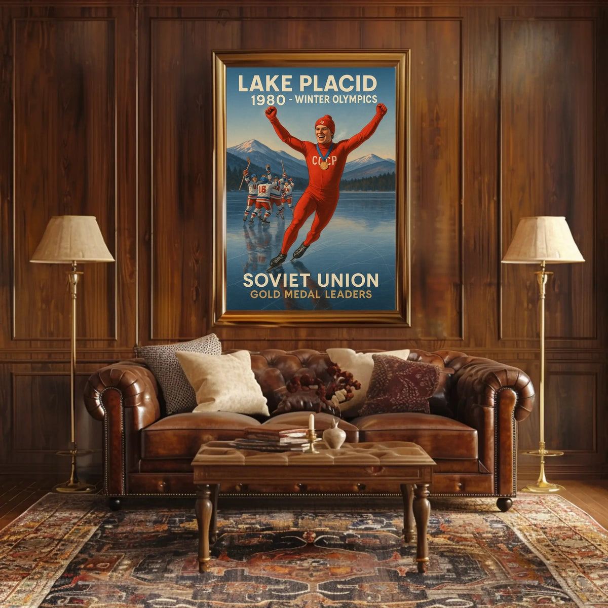 Lake Placid 1980 Winter Olympics Poster