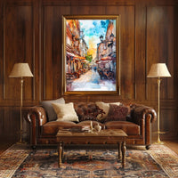 Vibrant Skadarlija Bohemian Street Scene In Serbia Poster